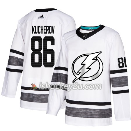 Mænd NHL Tampa Bay Lightning Trøje Nikita Kucherov 86 Hvid 2019 All-Star Adidas Authentic